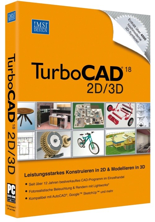 TurboCAD V18 2D/3D