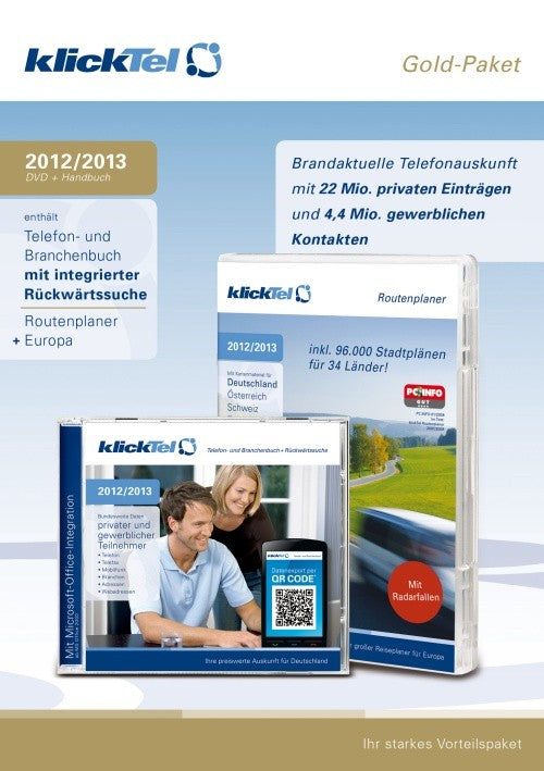 klickTel Gold-Paket 2012/2013