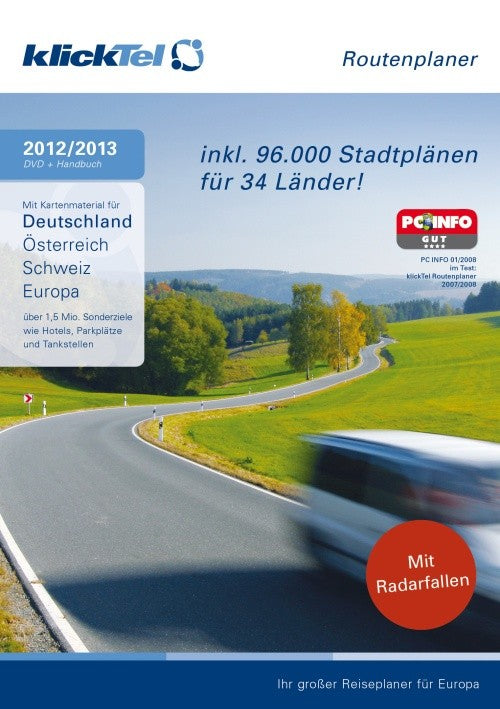 klickTel Routenplaner 2012/2013