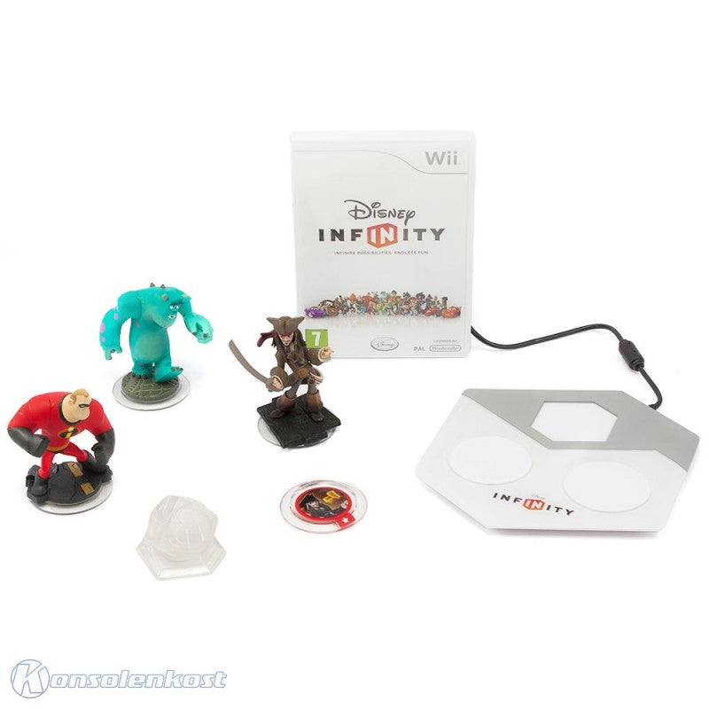 Disney Infinity + 3 Figuren + Portal + Bonus Münze + Play Set