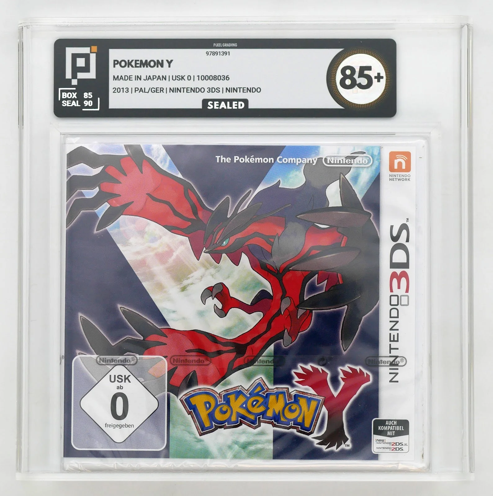 Pokémon Y Pixel Grading SEALED 85+ 97891391 (DE) · Sammlerstück