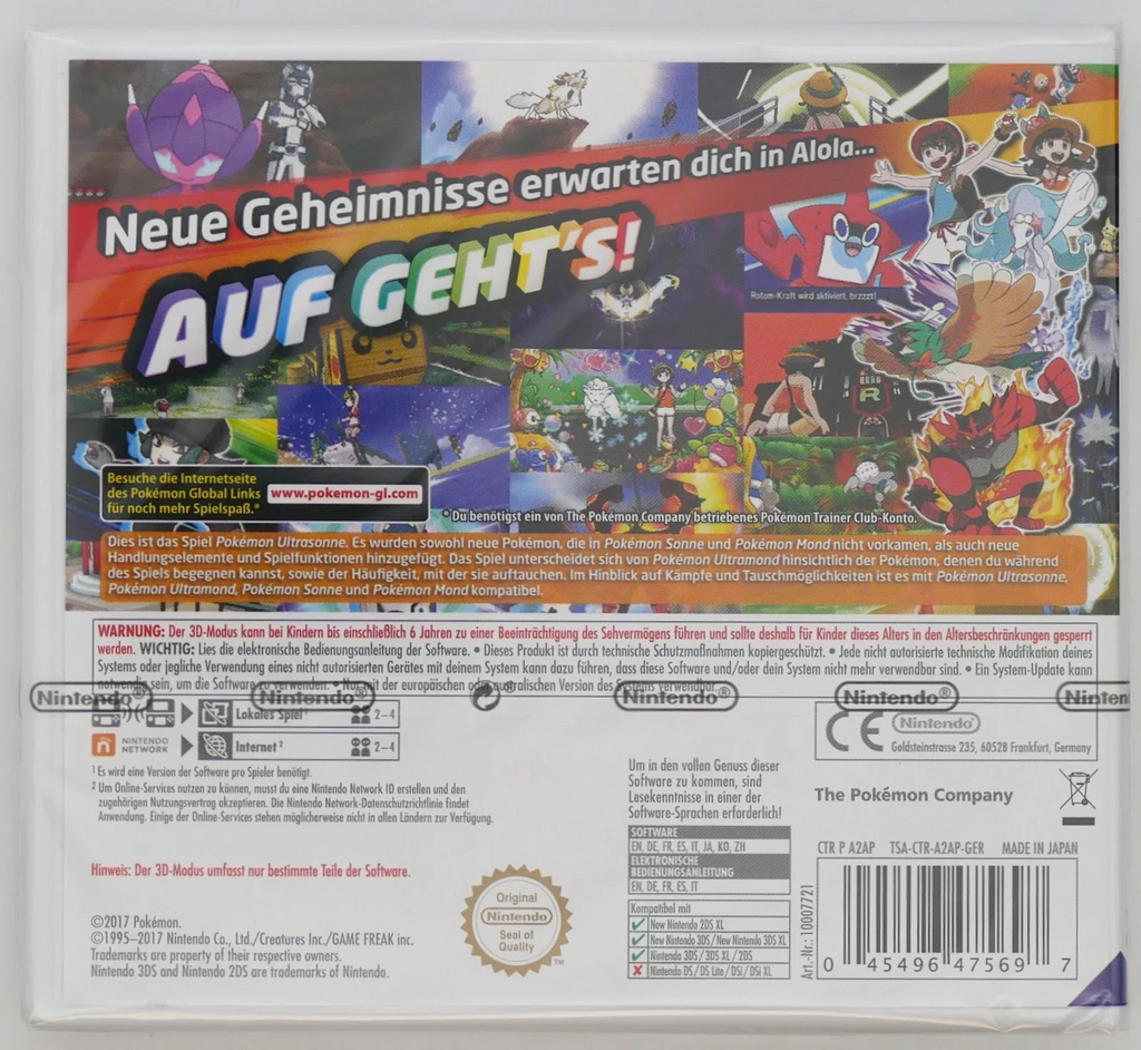 Pokémoon Ultrasonne (DE) · Sammlerstück