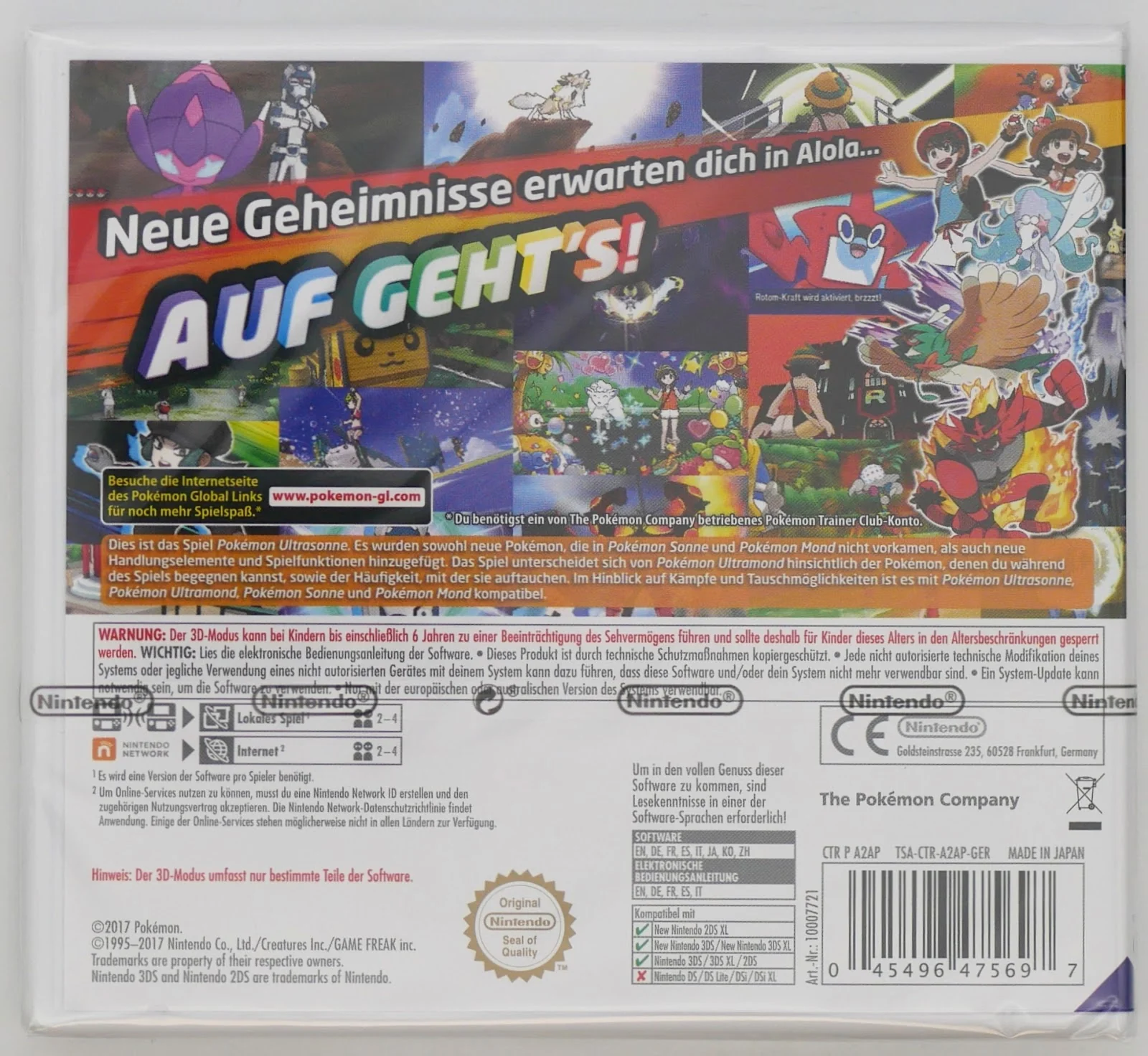 Pokémoon Ultrasonne (DE) · Sammlerstück