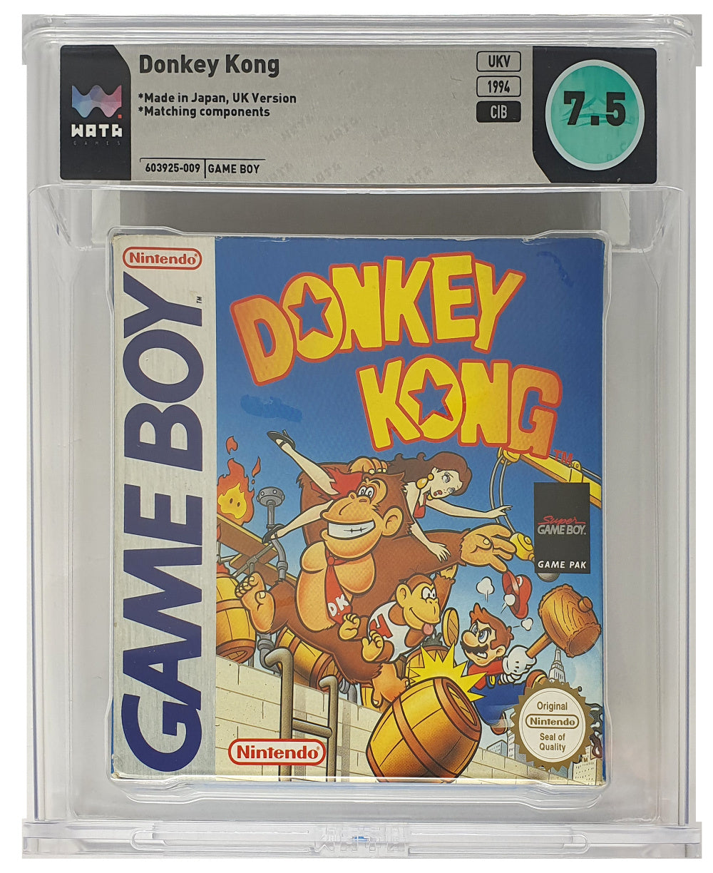Donkey Kong WATA Grading CIB 7.5 · Sammlerstück