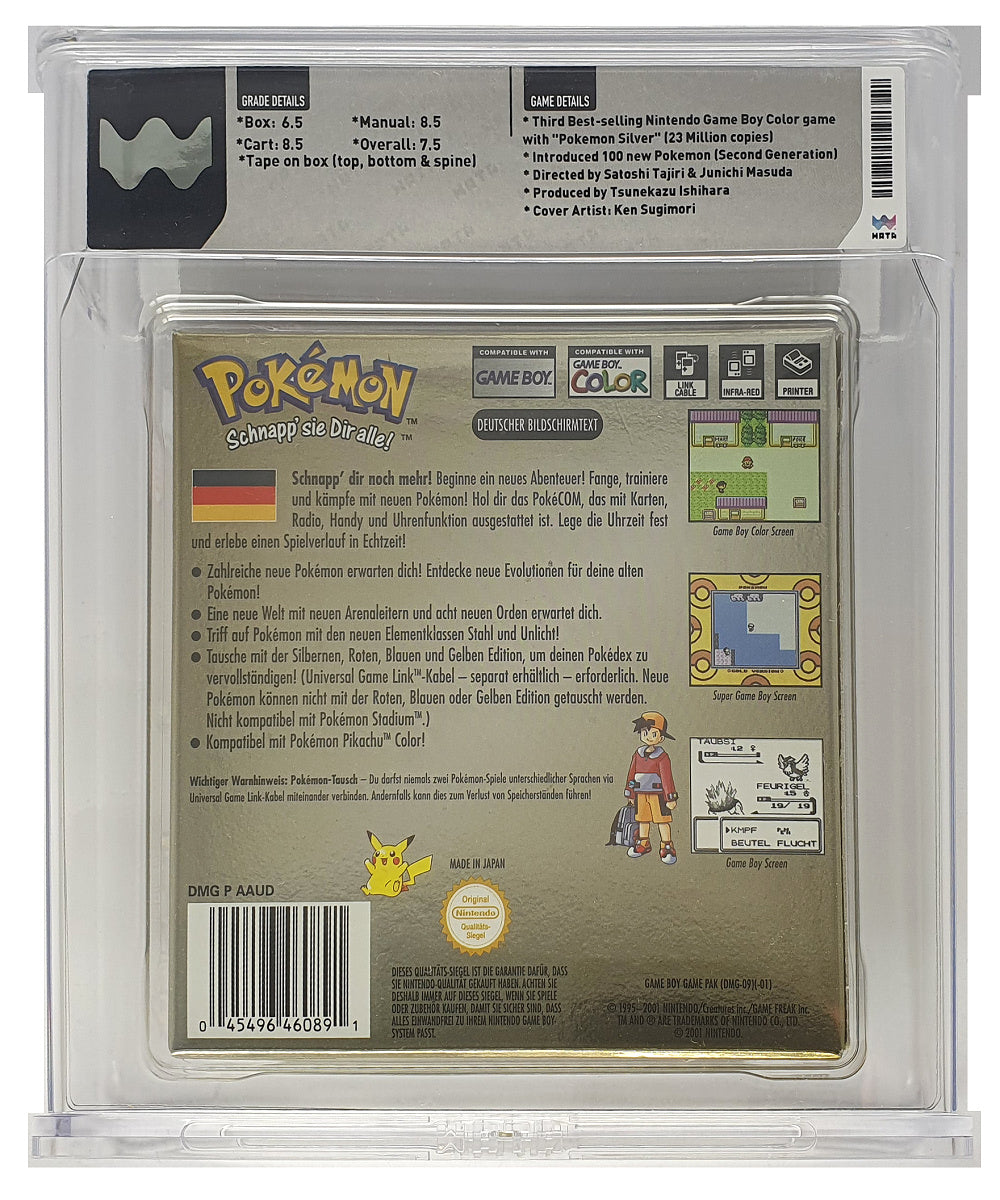 Pokemon Goldene Edition #WATA Grading CIB 7.5 (DE) · Sammlerstück