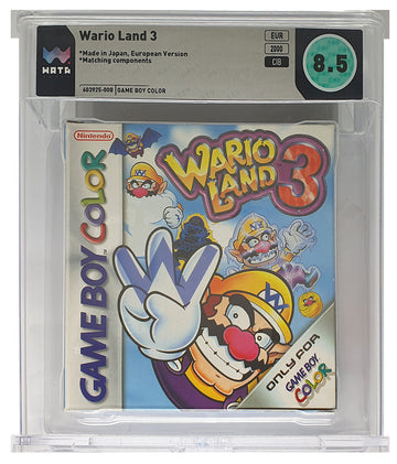 Wario Land 3 #WATA Grading CIB 8.5 · Sammlerstück