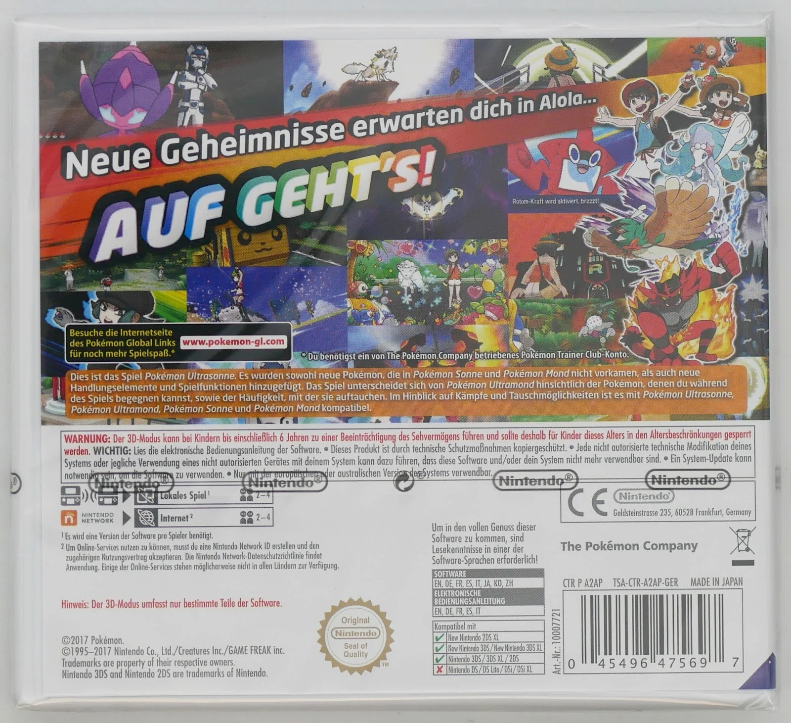 Pokémon: Ultrasonne (DE) · Sammlerstück