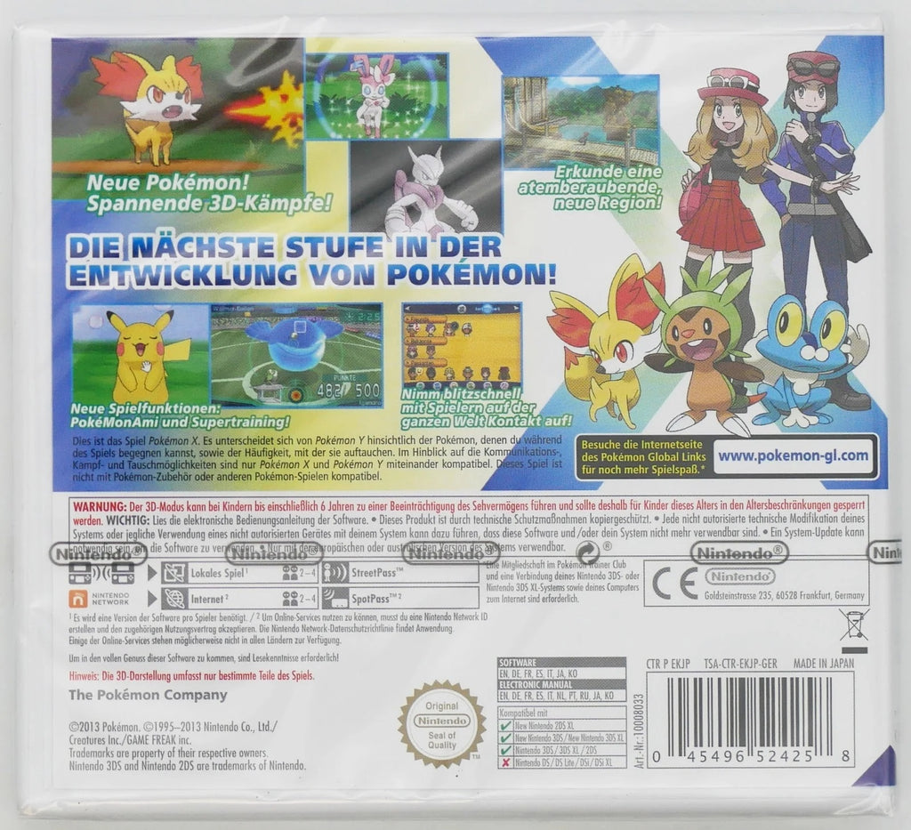 Pokémon X Pixel Grading SEALED 90 69840549 (DE) · Sammlerstück