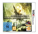 Das Cover von Ace Combat: Assault Horizon Legacy+ zeigt einen Jet in einer Explosion mit USK 16 und PEGI 12.