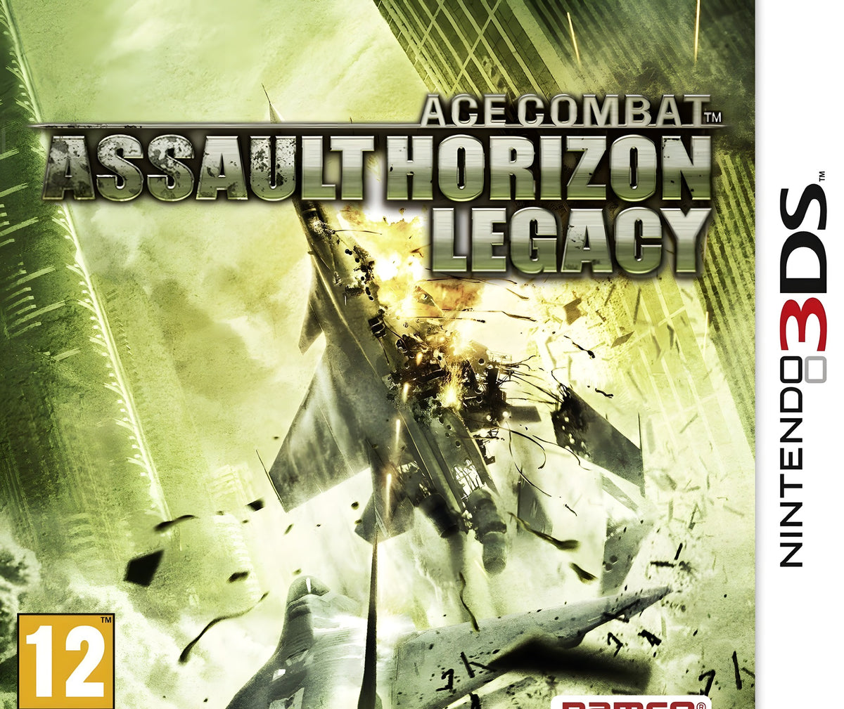 Im Cockpit von Ace Combat: Assault Horizon Legacy blickt man auf eine Stadt und einen Wald.