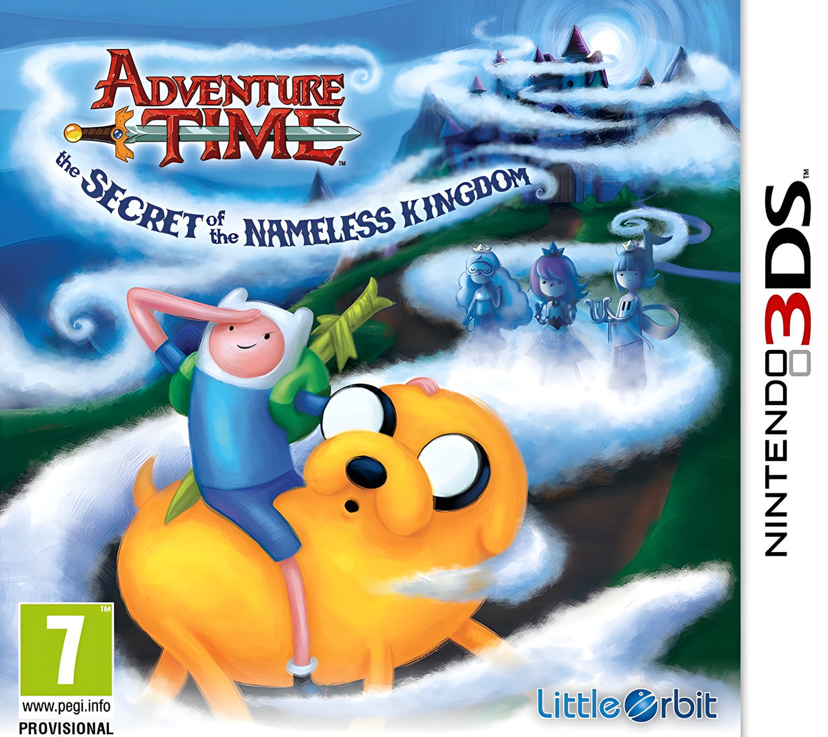 Das Cover von Adventure Time: The Secret of the Nameless Kingdom für Nintendo 3DS