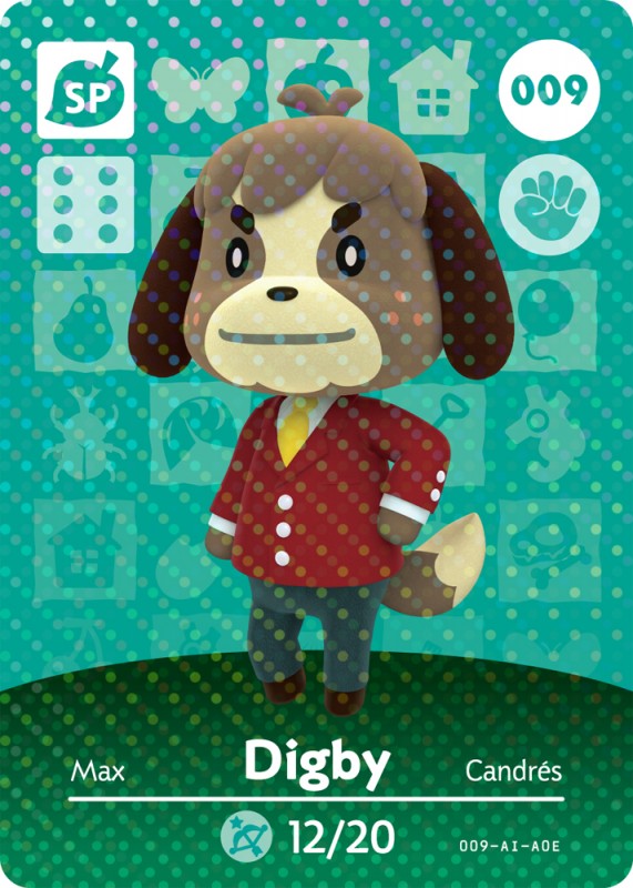 Animal Crossing Collection Karte: Moritz / Digby