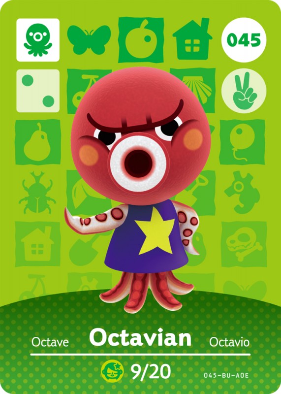 Animal Crossing Collection Karte: Ottfried / Octavian -