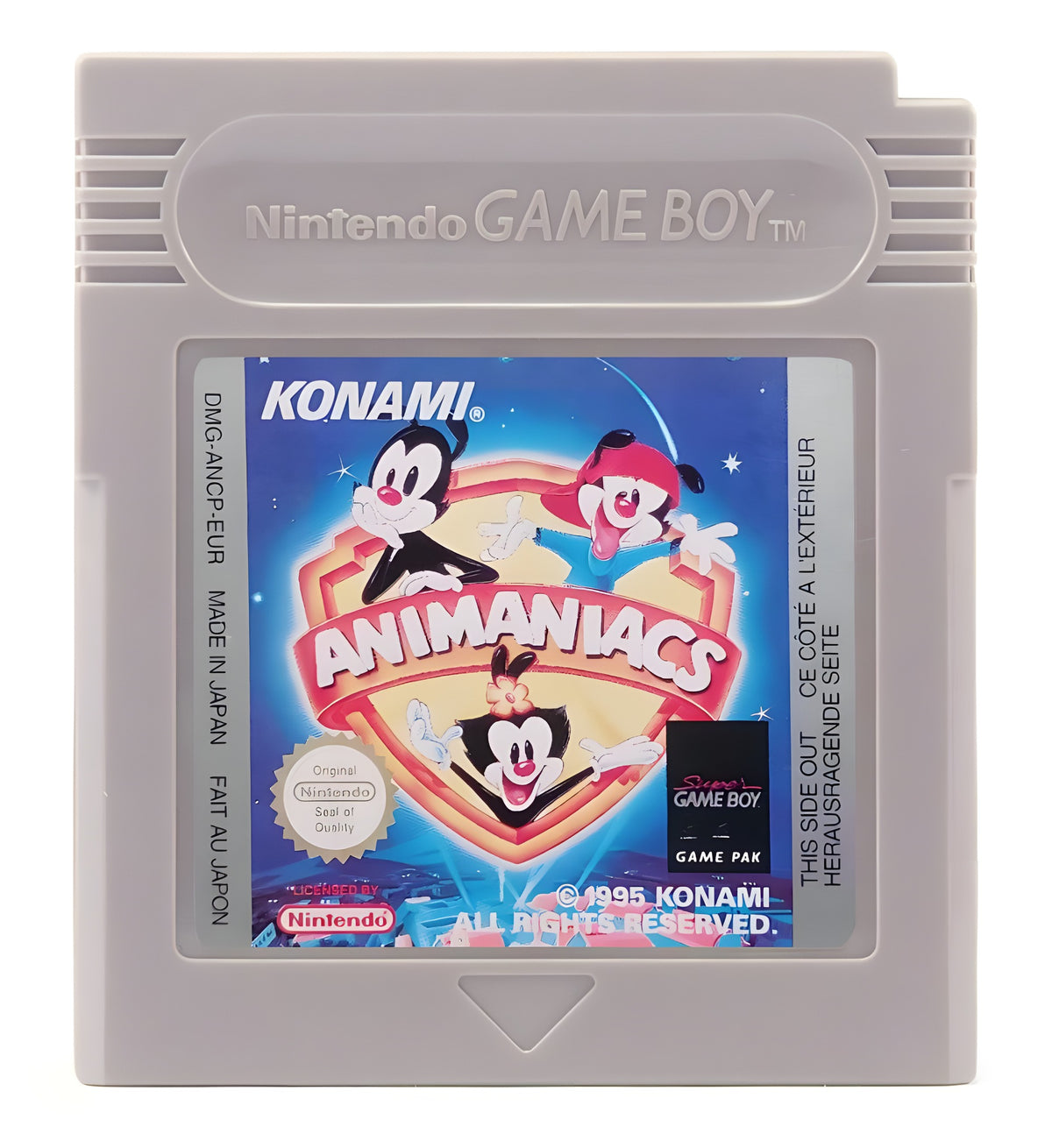 Das Modul von Animaniacs für GameBoy
