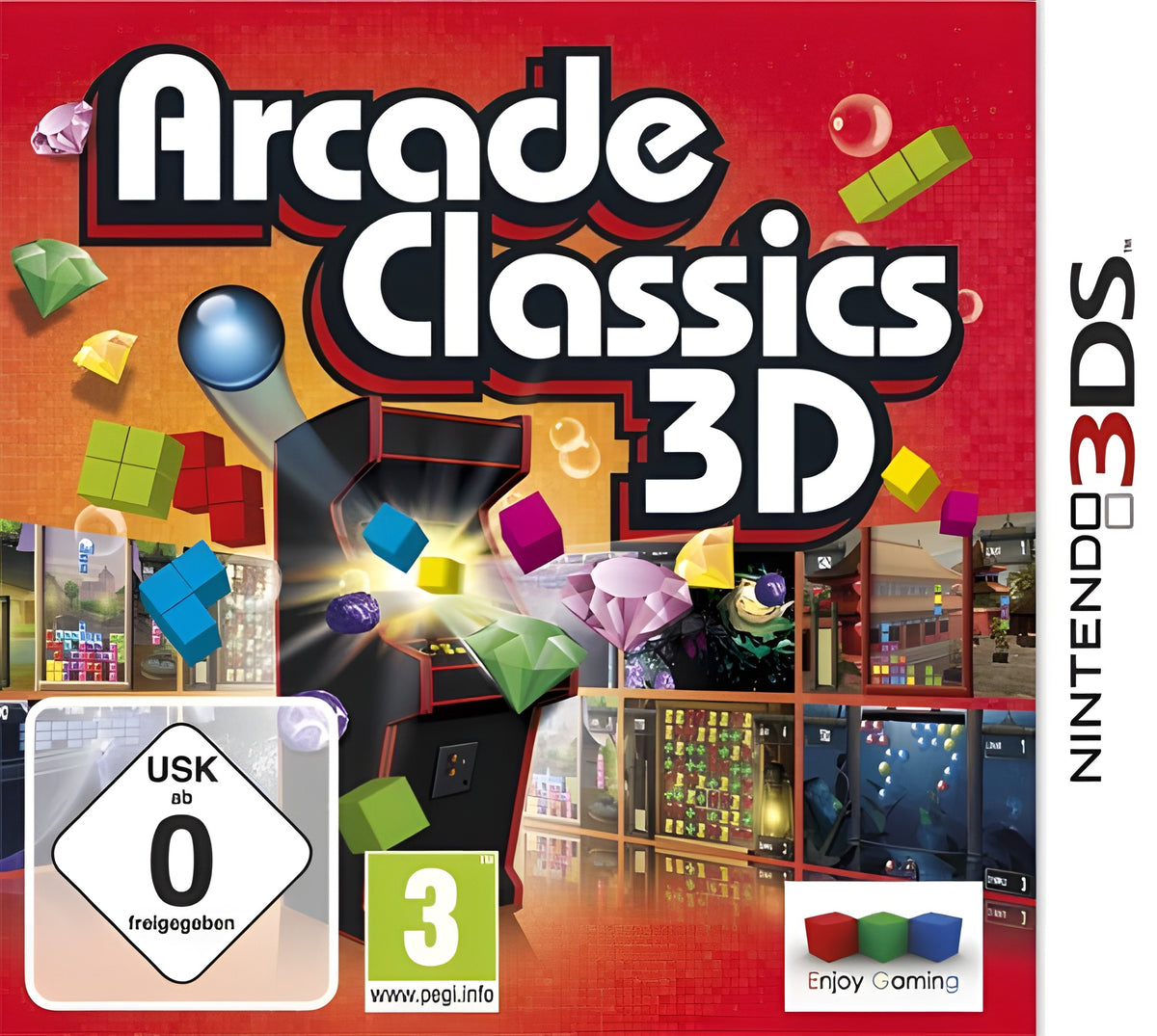 Das Cover von Arcade Classics 3D für Nintendo 3DS