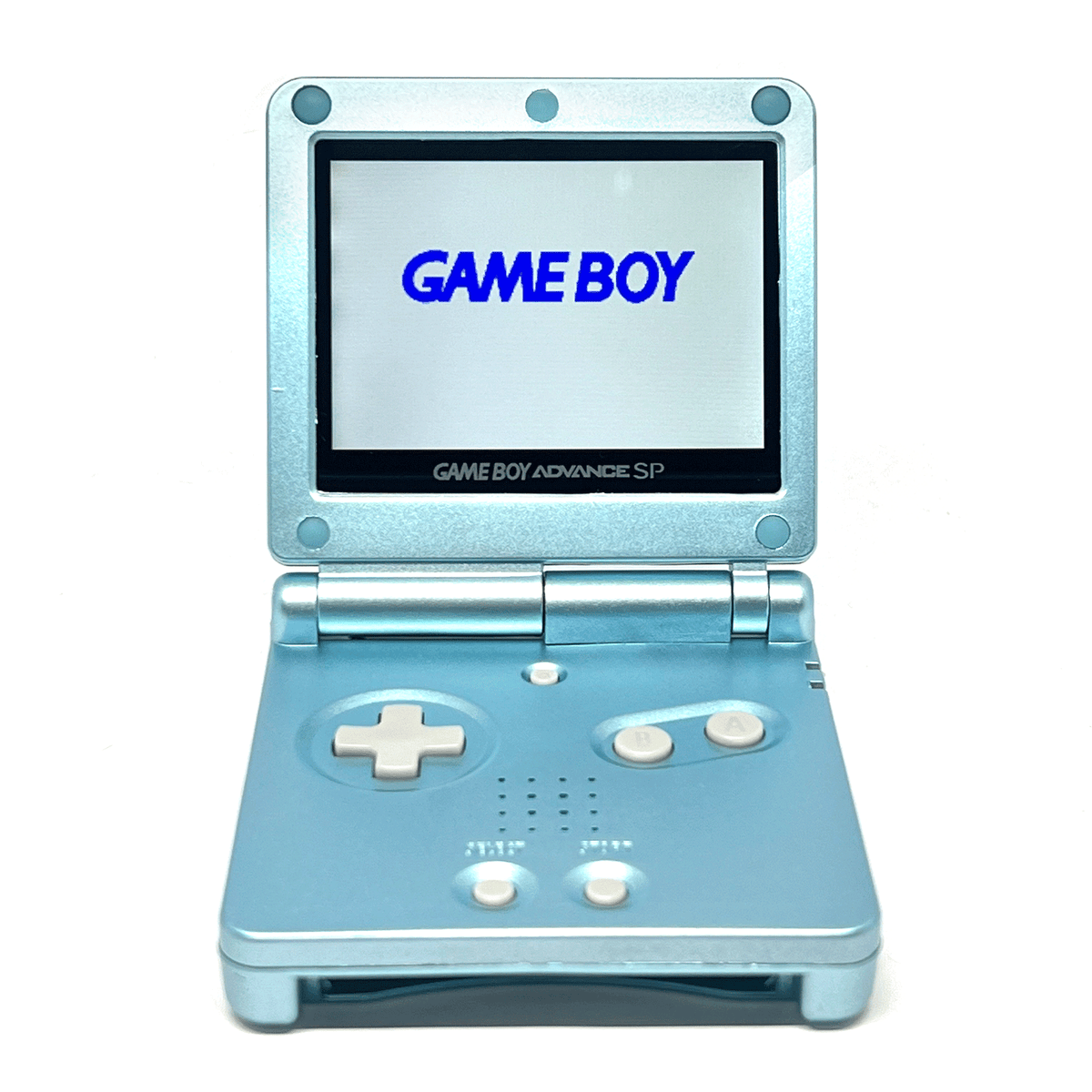 Konsole GBA SP Arctic Blue IPS V3 Mod + Netzteil