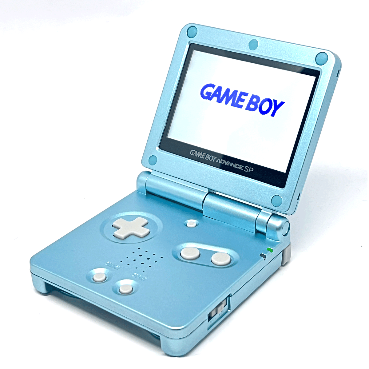 Konsole GBA SP Arctic Blue IPS LCD Display