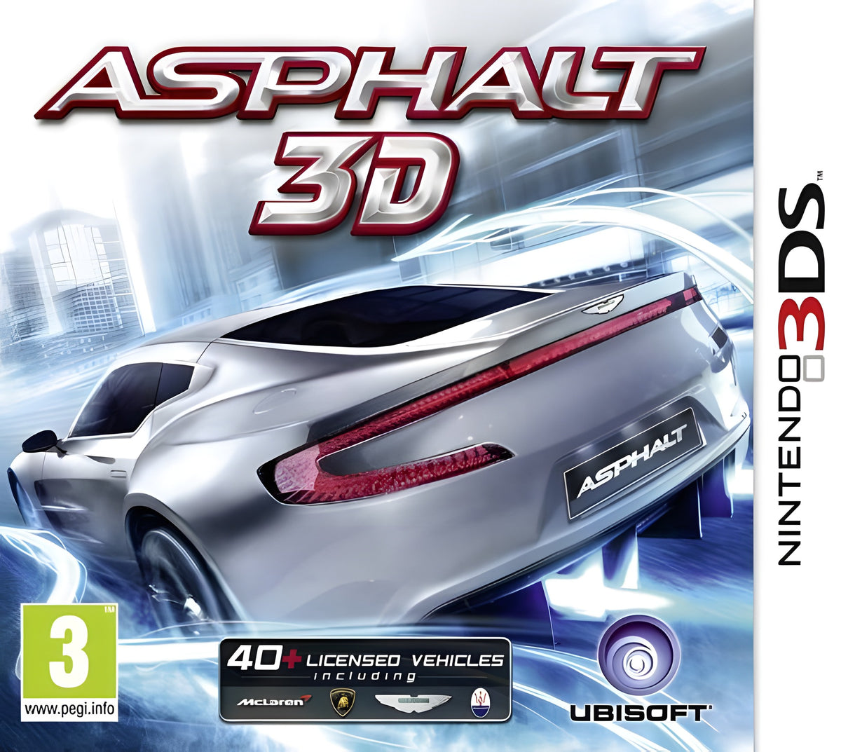 Das Cover von Asphalt 3D für Nintendo 3DS