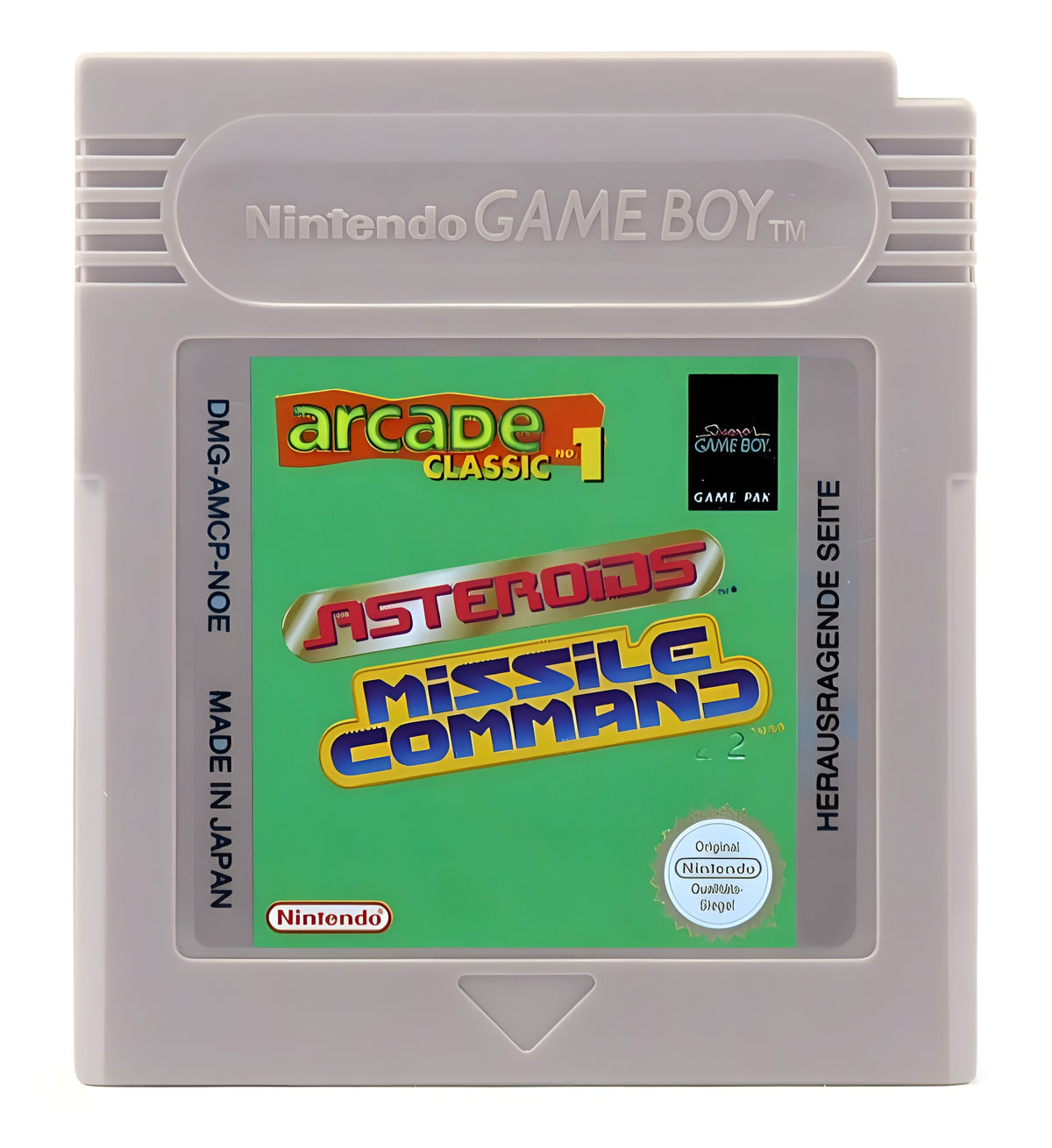 Das Modul von Asteroids für GameBoy