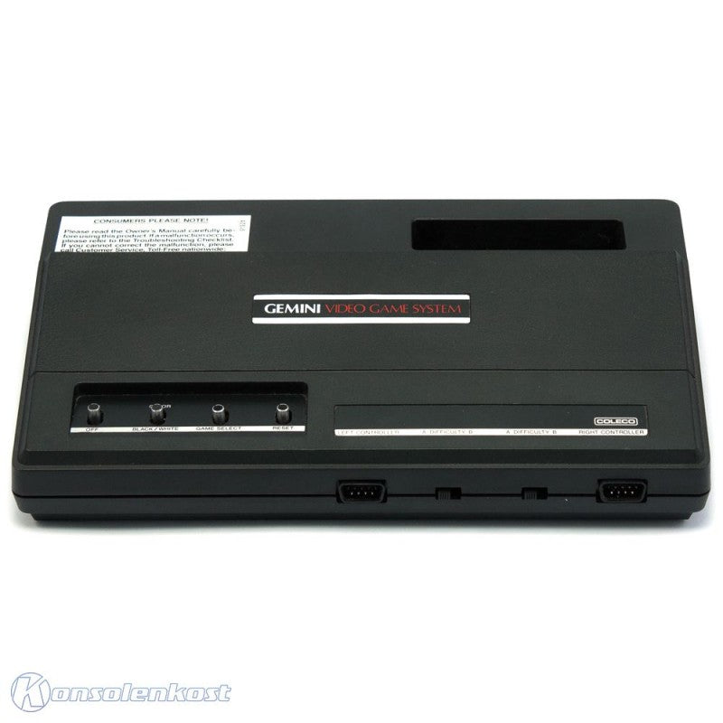 Konsole #Coleco Gemini Video Game System + 2 Controller + Zubehör