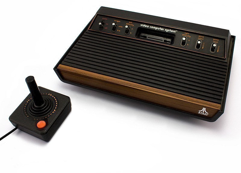 Konsole CX-2600 #6 Schalter Holz-Design + Controller + Zubehör [Sunnyvale]