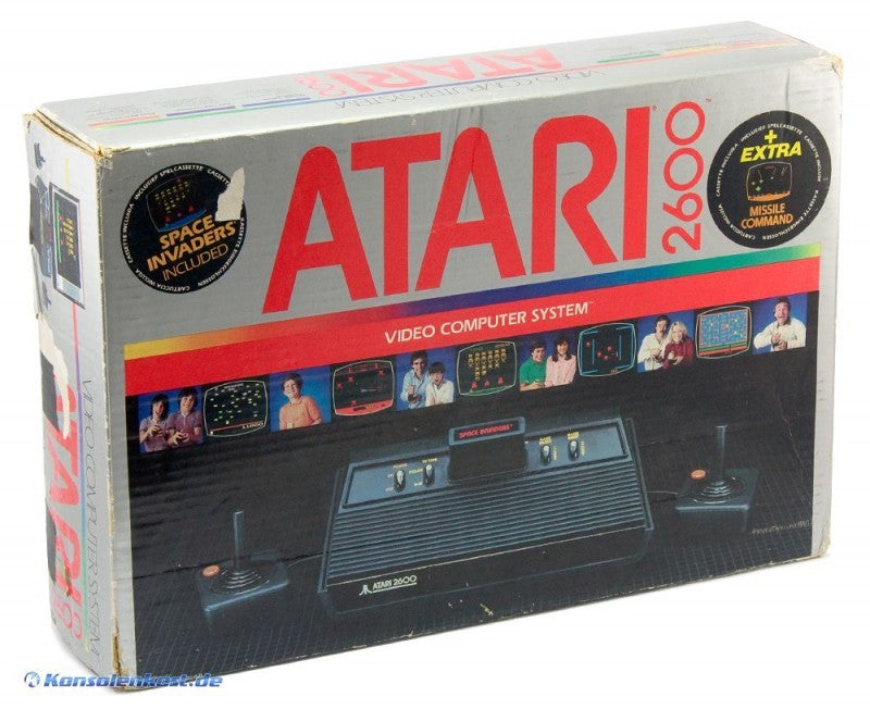 Konsole CX-2600 A #Darth Vader + 2 Spiele + 2 Controller & Zubehör