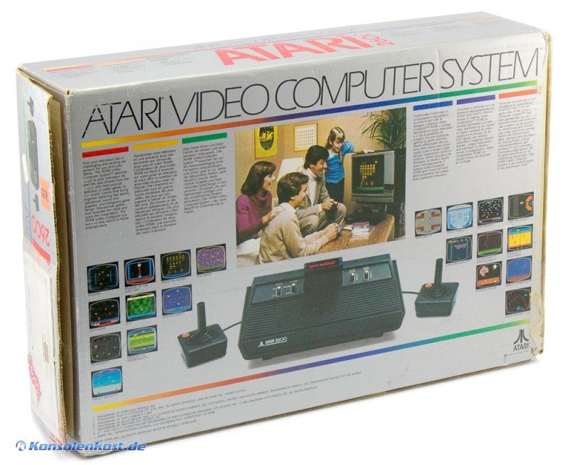 Konsole CX-2600 A #Darth Vader + Pac-Man + 2 Controller + Zubehör