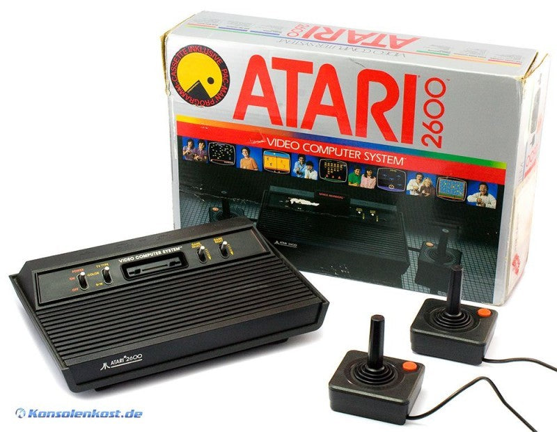Konsole CX-2600 A #Darth Vader + Pac-Man + 2 Controller + Zubehör