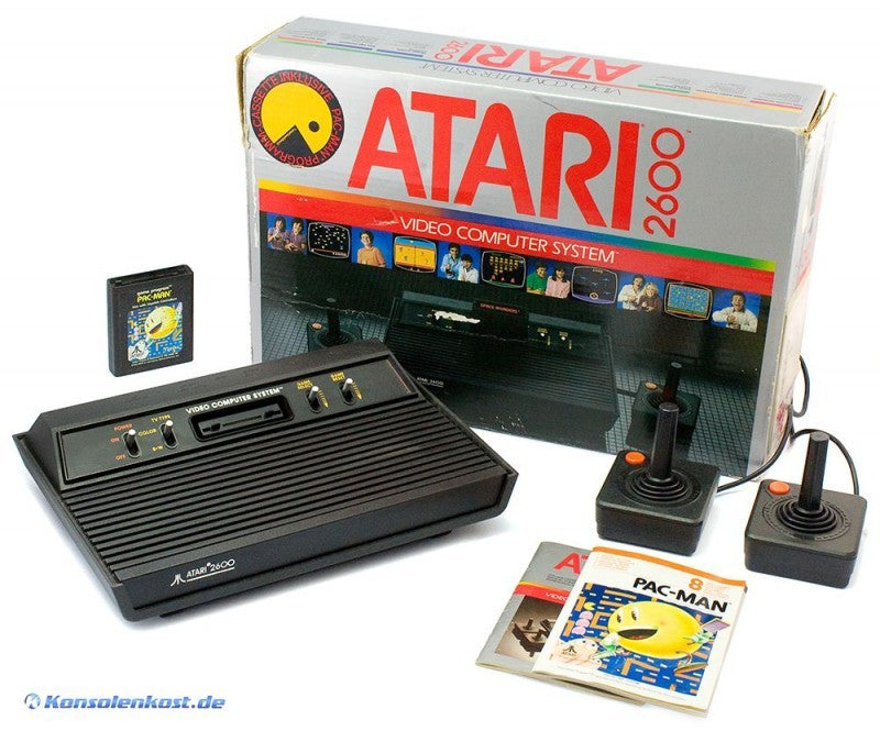 Konsole CX-2600 A #Darth Vader + Pac-Man + 2 Controller + Zubehör
