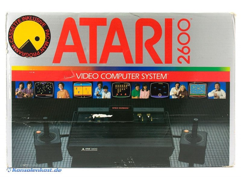 Konsole CX-2600 A #Darth Vader + Pac-Man + 2 Controller + Zubehör