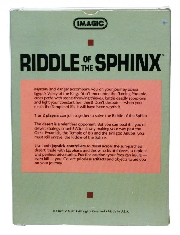 Riddle of the Sphinx