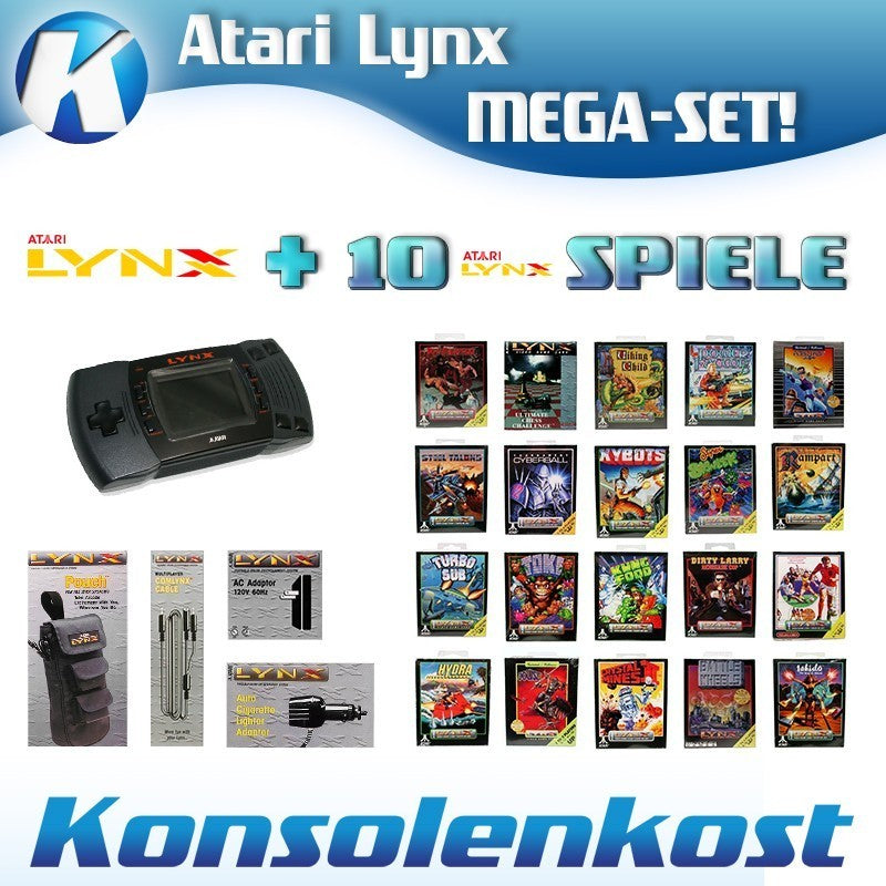 Konsole I PAG-0201 + Zubehör + 10 Spiele