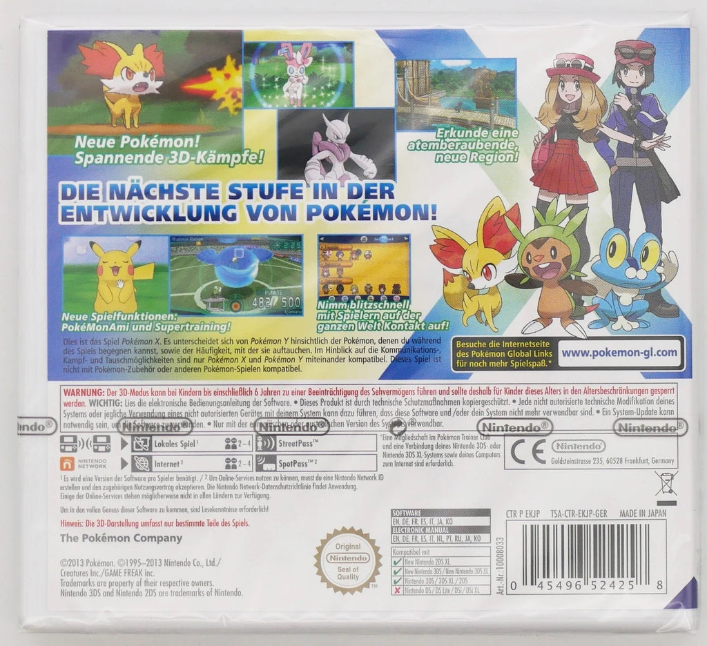 Pokémon X Pixel Grading SEALED 85+ 61059737 (DE) · Sammlerstück