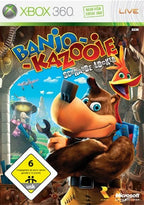 Das Cover von Banjo-Kazooie: Schraube locker zeigt Banjo mit Schraubenschlüssel und Kazooie auf seiner Schulter.