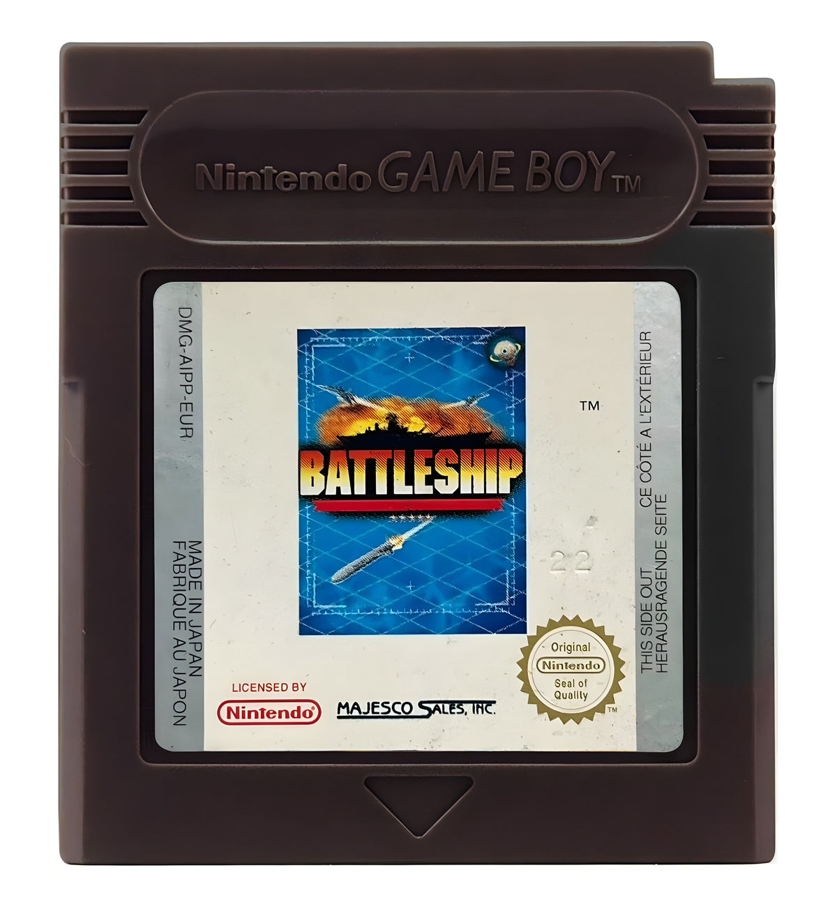 Das Modul von Battleship: The Classic Naval Combat Game für GameBoy Color