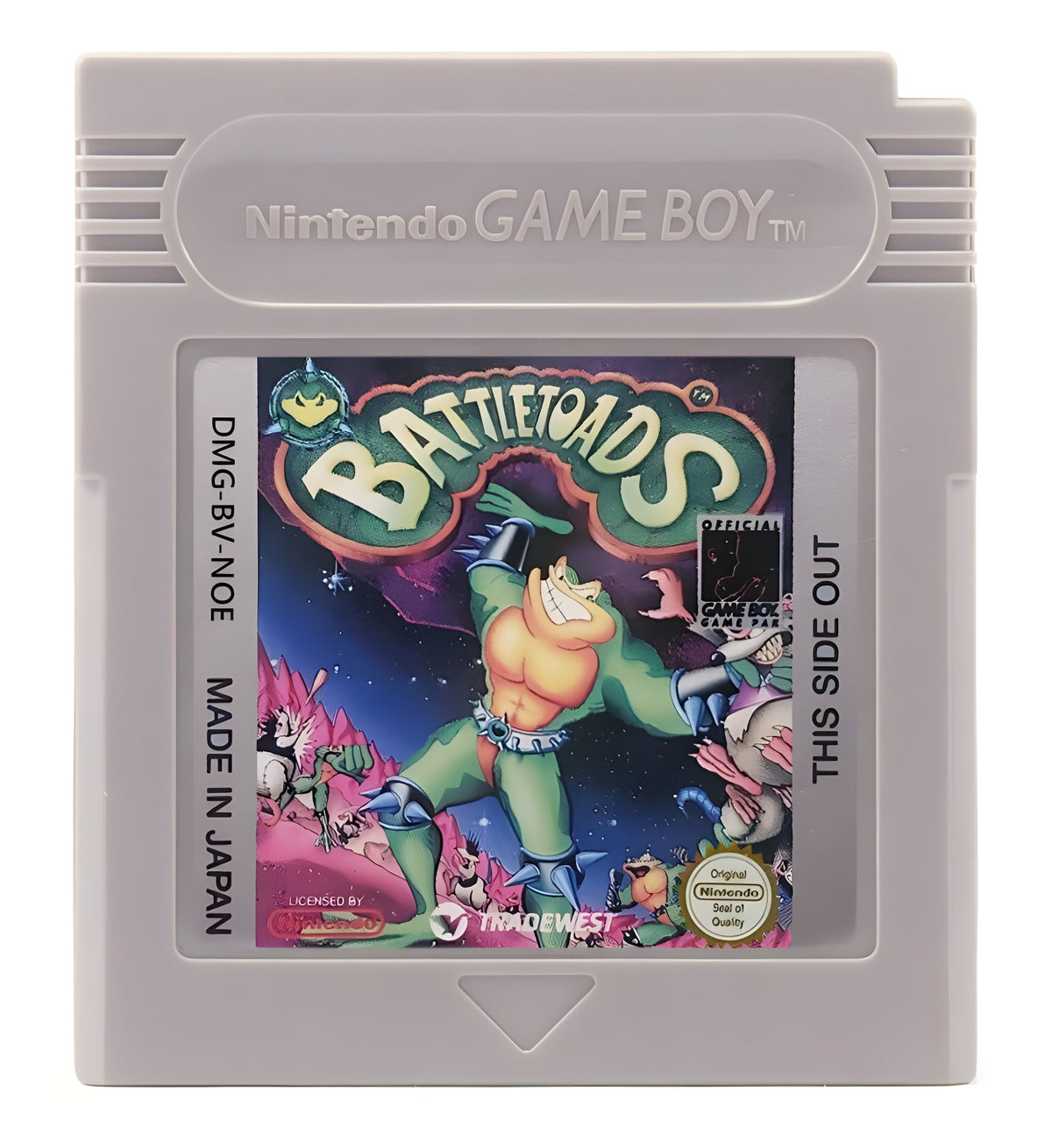 Das Modul von Battletoads Double Dragon für GameBoy
