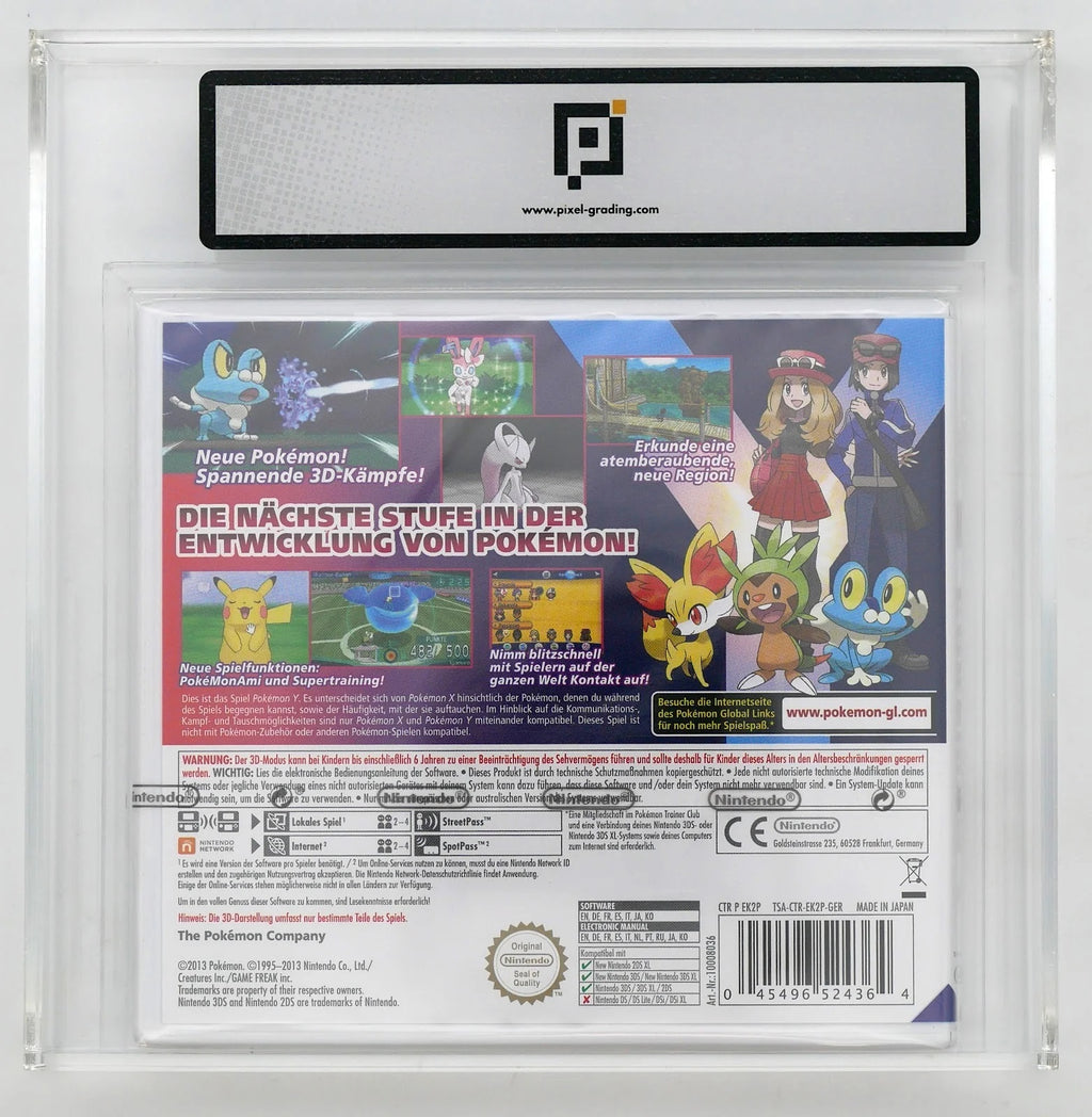 Pokémon Y Pixel Grading SEALED 90 40112014 (DE) · Sammlerstück