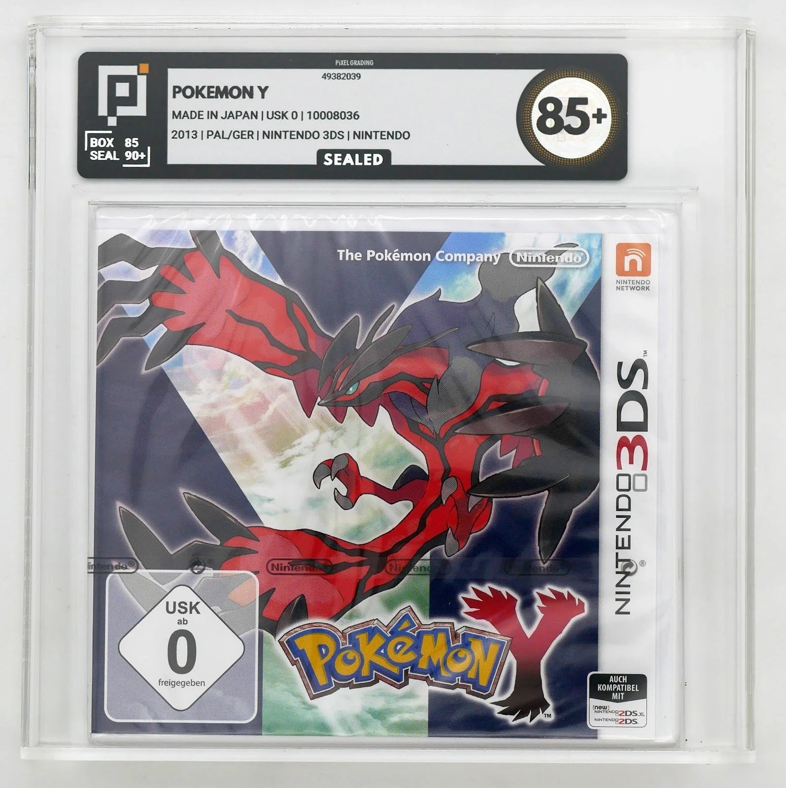 Pokémon Y Pixel Grading SEALED 85+ 49382039 (DE) · Sammlerstück