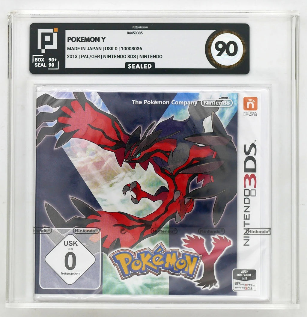 Pokémon Y Pixel Grading SEALED 90 84459385 (DE) · Sammlerstück