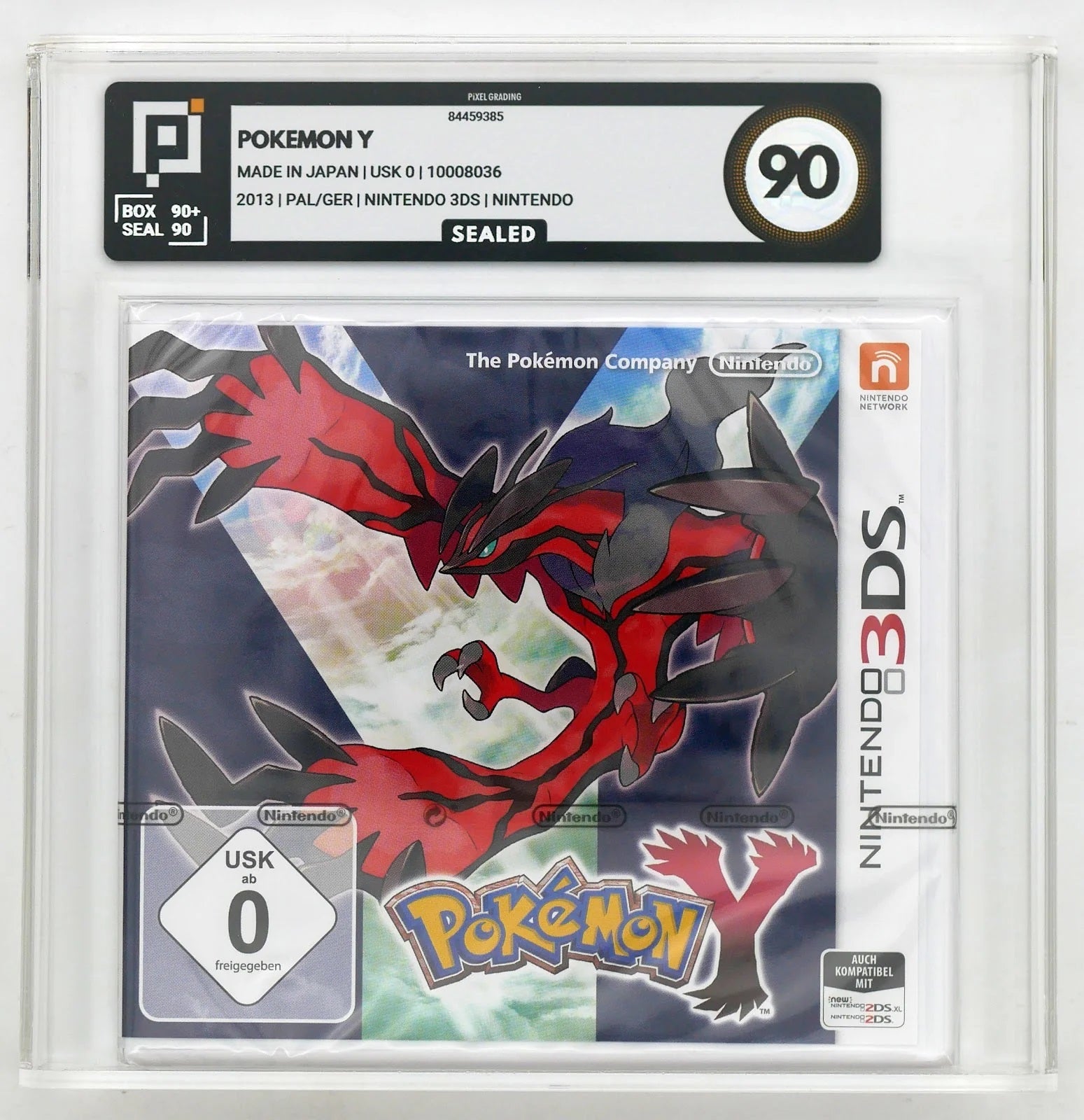 Pokémon Y Pixel Grading SEALED 90 84459385 (DE) · Sammlerstück