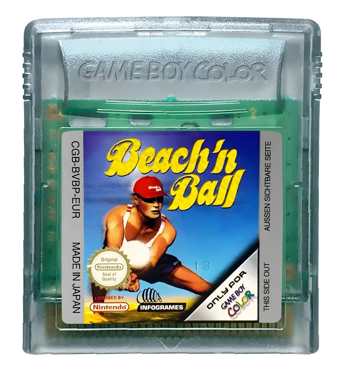 Das Modul von Beach'n Ball für GameBoy Color
