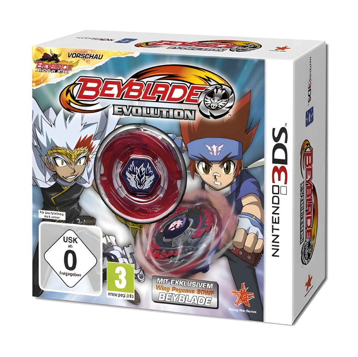 Das Cover von Beyblade: Evolution Collector's Edition für Nintendo 3DS