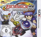 Das Cover von Beyblade: Evolution zeigt zwei Jungen mit Beyblades und das USK-Siegel ab 0 Jahren.