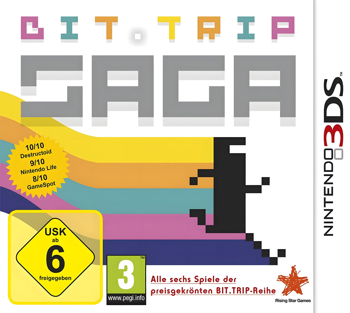 Das Cover von Bit Trip Saga für Nintendo 3DS
