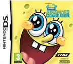 Das Cover von Bob Esponja Atrapados en el congelador für Nintendo DS zeigt Spongebob mit großen Augen und offenem Mund.