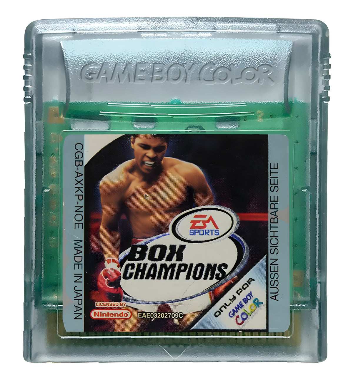 Das Modul von Box Champions für GameBoy Color