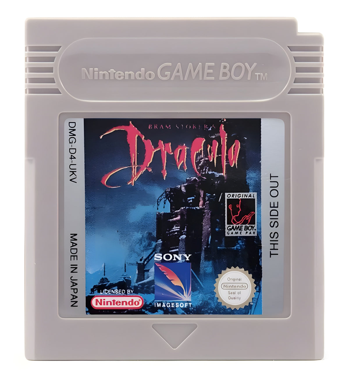 Das Modul von Bram Stokers Dracula für GameBoy