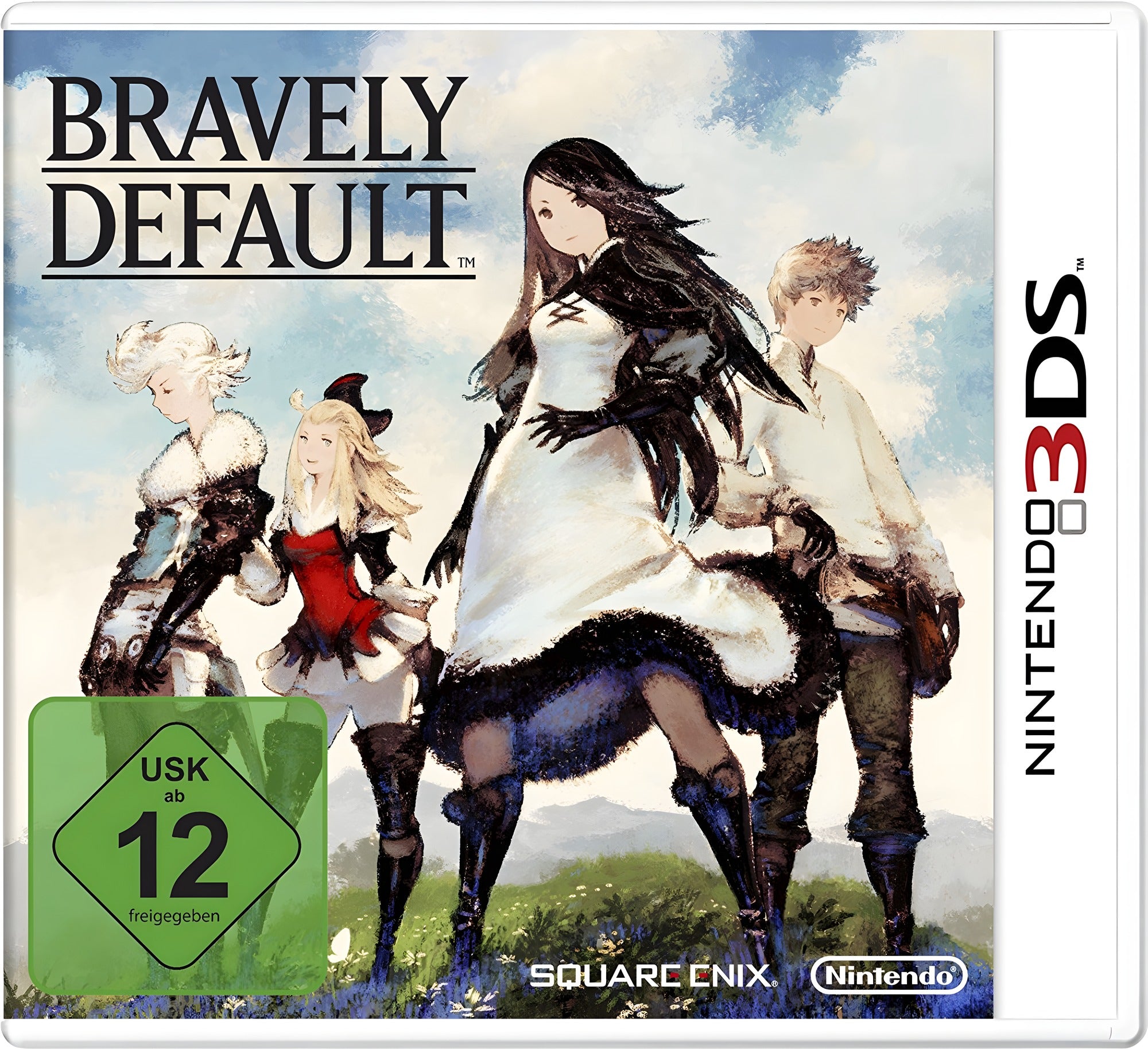 Das Cover von Bravely Default für Nintendo 3DS