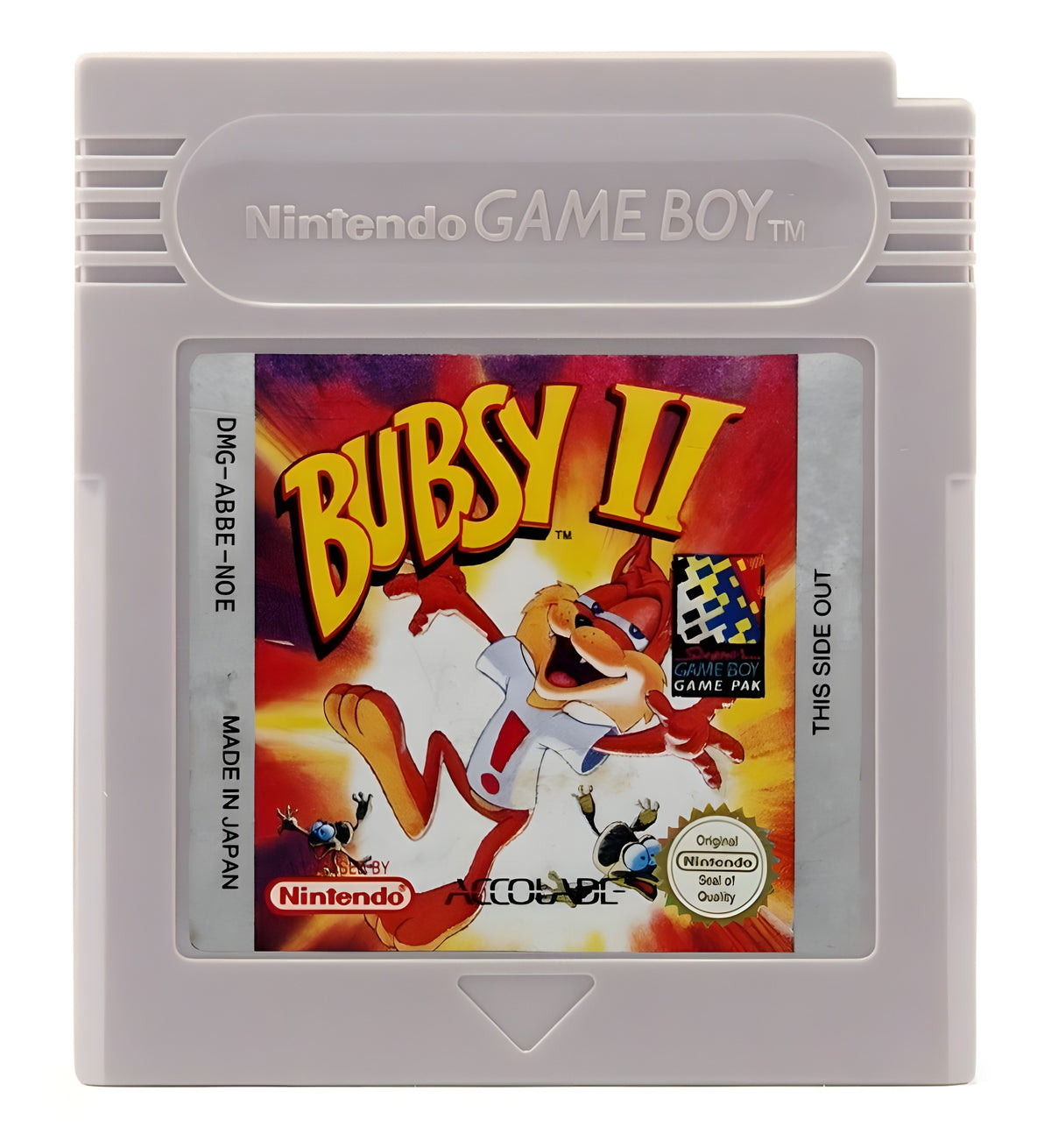 Das Modul von Bubsy 2 für GameBoy