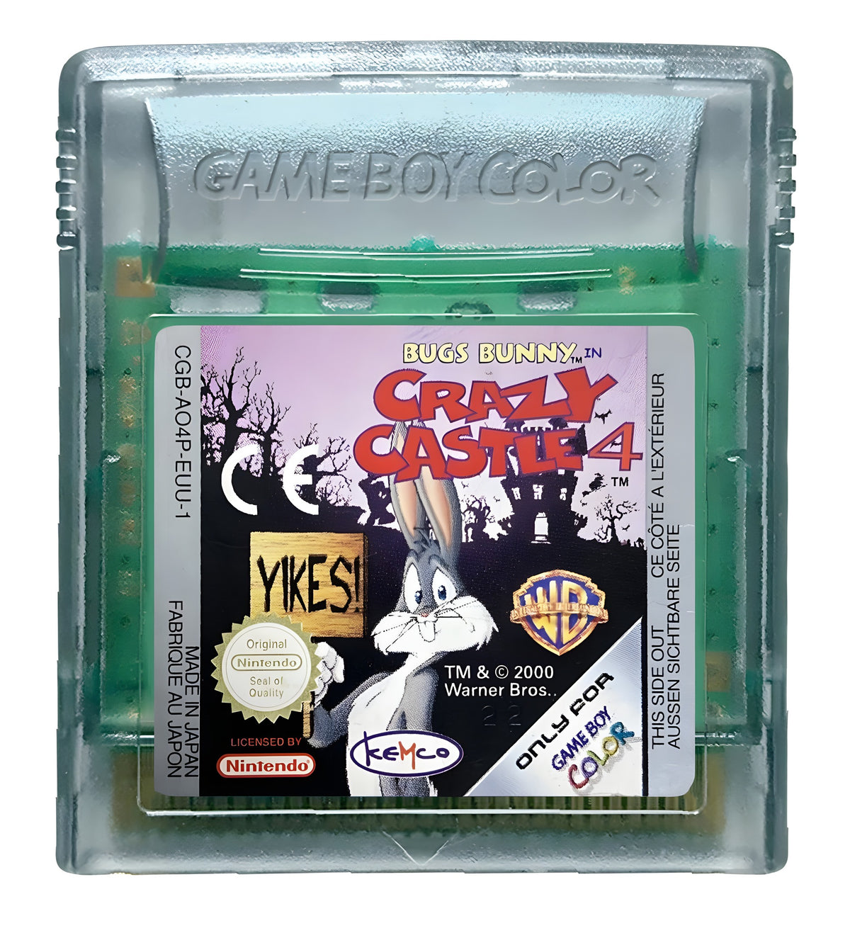 Das Modul von Bugs Bunny: Crazy Castle 4 für GameBoy Color